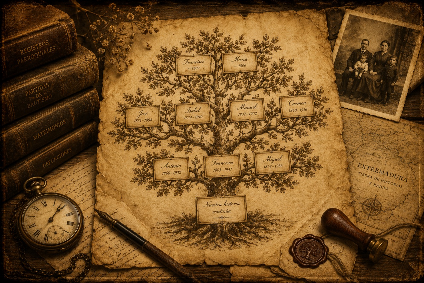 Árbol genealógico de Antes de Nosotros